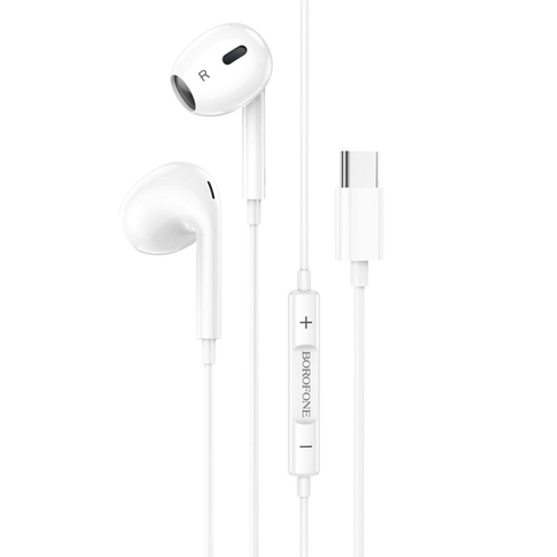 Наушники с микрофоном Borofone BM80 Magnificent Type-C White (M80CW)