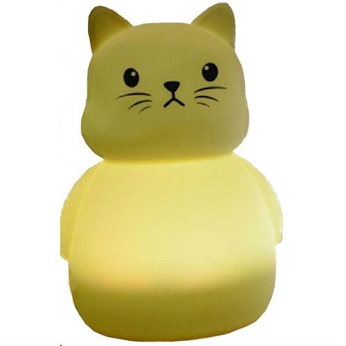 Силіконова світлодіодна лампа Colorful Silicone Cat