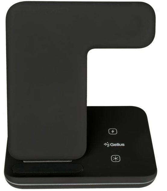 Бездротовий зарядний пристрій Gelius Pro GP-AWC01 Wireless Charger 3in1 15W Black