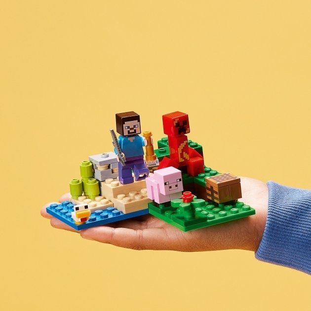 Конструктор LEGO Minecraft Ловушка Крипера 72 детали (21177)