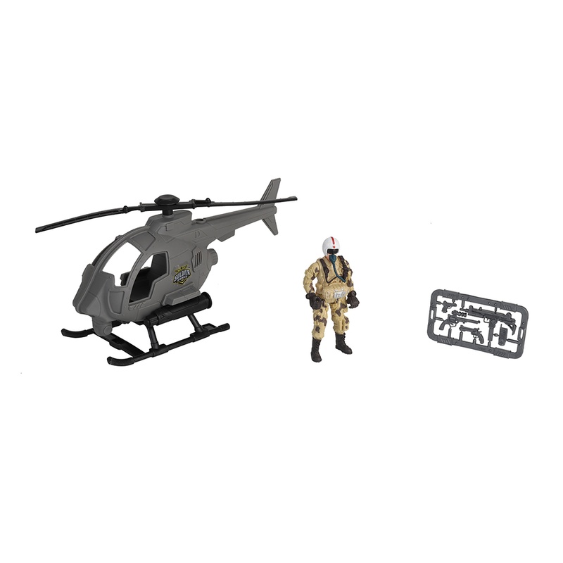 Игровой набор Chap mei Солдаты Патрульный вертолет (545006)
