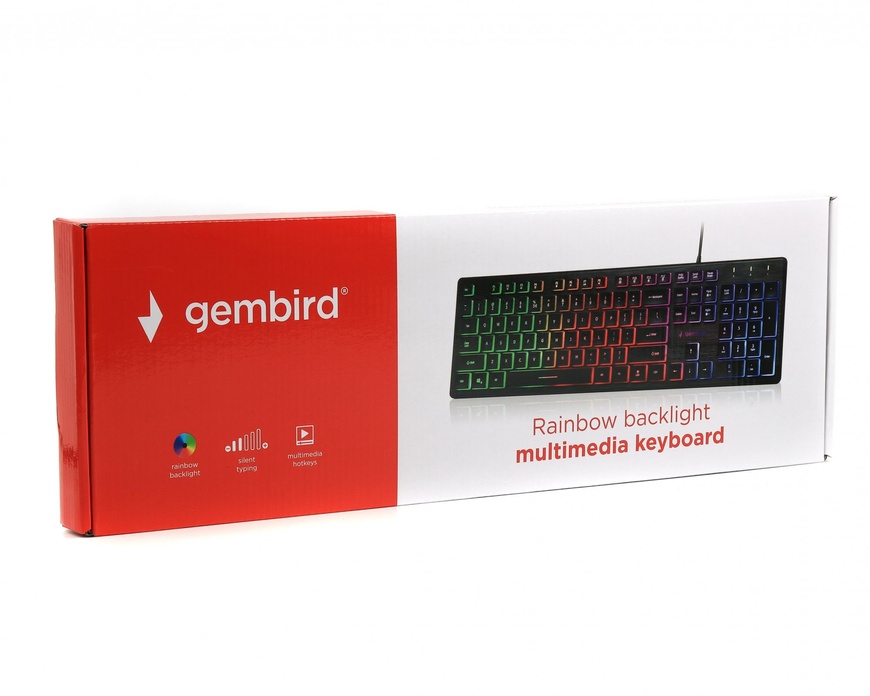 Клавиатура Gembird KB-UML-01-UA USB Black (KB-UML-01-UA)