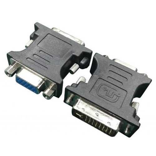 Переходник DVI 24+5 пин/VGA, M/F HD 3 ряда Cablexpert (A-DVI-VGA-BK)