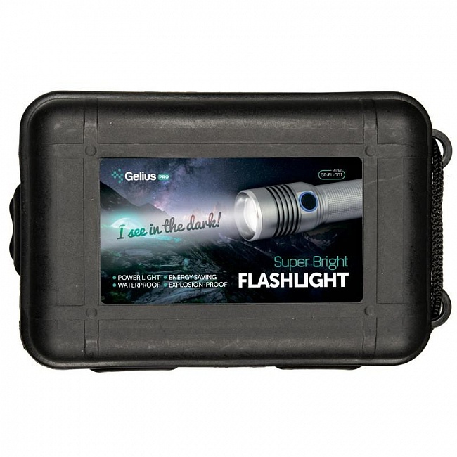 Фонарик Gelius Flashlight Super Bright (GP-FL-001) Grey