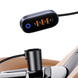 АЗУ Usams US-CC161Car Charger 3USB + Type-C 156W With Cigarette Lighter Black (CC161CC01)