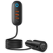 АЗУ Usams US-CC161Car Charger 3USB + Type-C 156W With Cigarette Lighter Black (CC161CC01)