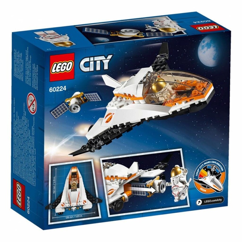 Конструктор LEGO City Миссия по ремонту спутника 84 детали (60224)