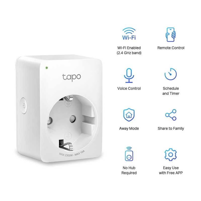 Умная розетка TP-Link Tapo P100 (1-pack) (Tapo P100(1-pack))
