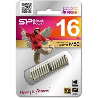 USB флеш накопитель Silicon Power 16GB MARVEL M50 USB 3.0 (SP016GBUF3M50V1C)
