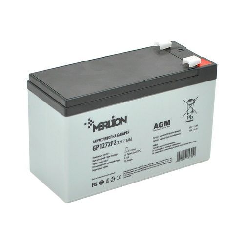 Батарея к ИБП Merlion GP1272F2 12V-7.2Ah (GP1272F2BW)