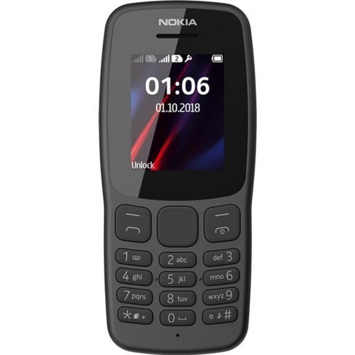 Мобільний телефон Nokia 106 DS New Grey (16NEBD01A02), Сірий