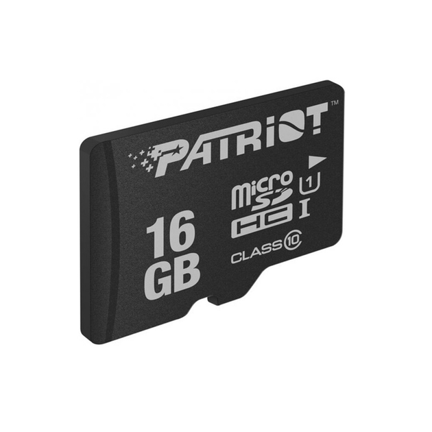 Карта пам'яті microSDHC (UHS-1) Patriot LX Series 16Gb class 10 (PSF16GMDC10)