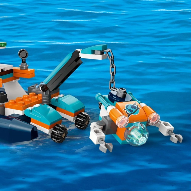 Конструктор LEGO City Дослідницький підводний човен 182 деталі (60377)