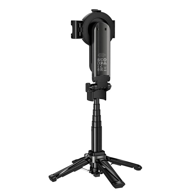 Селфі-монопод HOCO K27 Pro Magic mini live broadcast stand(pull clip+magnetic focusing version) Black (6942007668743)