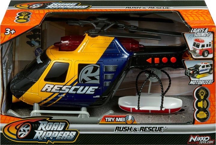 Гелікоптер Road Rippers Rush and rescue моторизований з ефектами (20154)