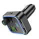 АЗУ с FM-модулятором BOROFONE BC53 Highway PD20W+QC3.0 car BT FM transmitter 18W Black (6941991108457)