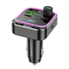 АЗУ с FM-модулятором BOROFONE BC53 Highway PD20W+QC3.0 car BT FM transmitter 18W Black (6941991108457)