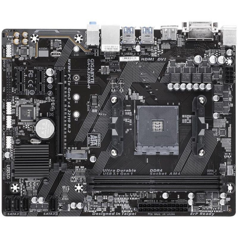 Материнская плата GIGABYTE GA-A320M-H