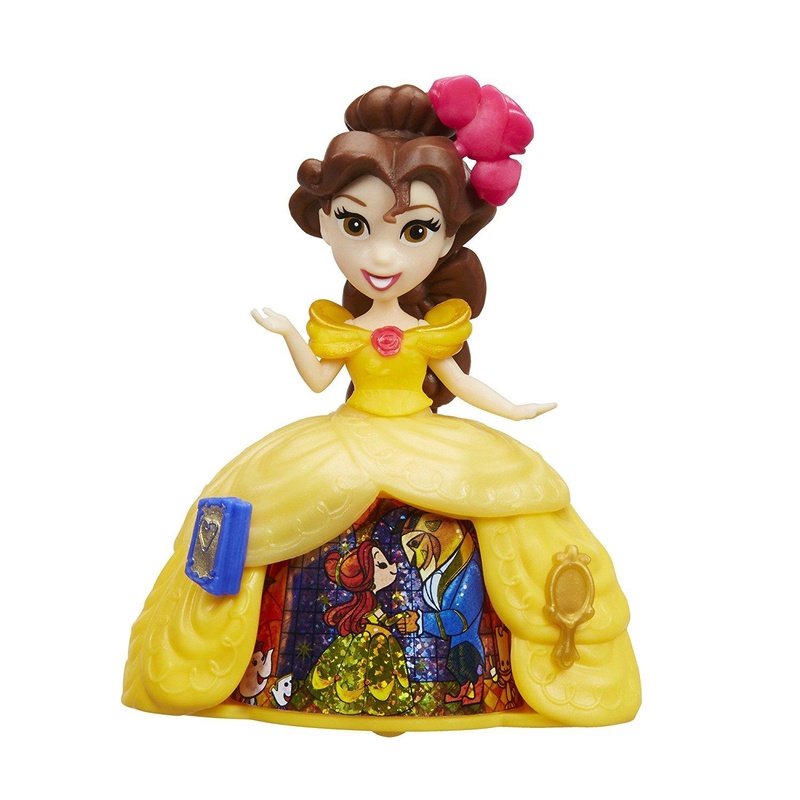 Маленькая кукла "Бель" Hasbro Disney Princess кукла в платье с очаровательной юбкой (B8964/B8962)