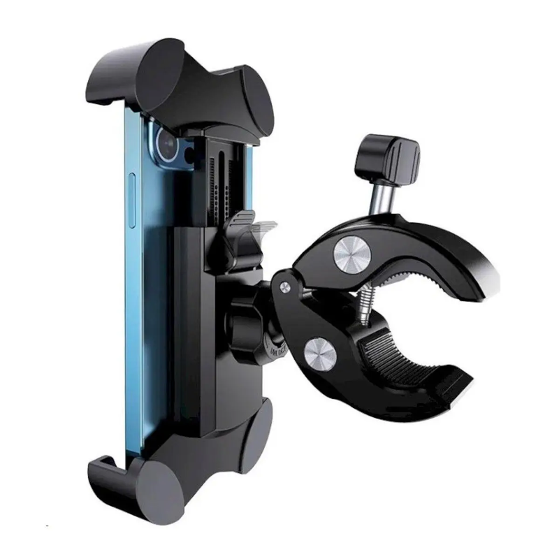 Велодержатель для мобильного Usams US-ZJ064 Cycling Shockproof Phone Holder Black (ZJ064ZJ01)