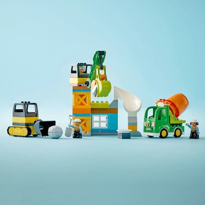 Конструктор LEGO DUPLO Town Строительная площадка 61 деталь (10990)