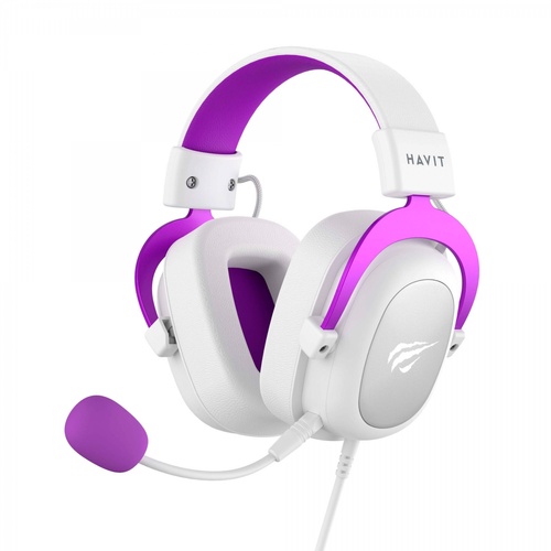 Игровые наушники с микрофоном Havit HV-H2002D White/Purple