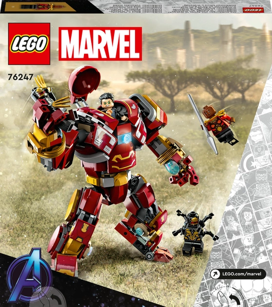 Конструктор LEGO Super Heroes Халкбастер: битва за Ваканду 385 деталей (76247)