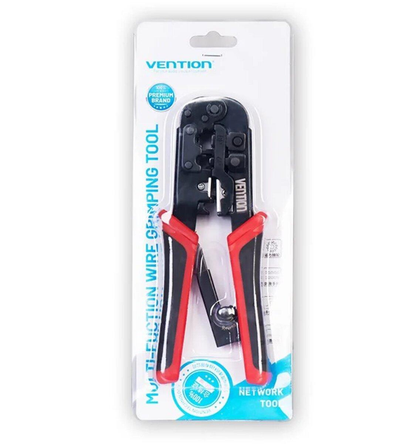 Крімпер Vention Multi-function Crimping Tool Ratchet Type Black (KEAB0)