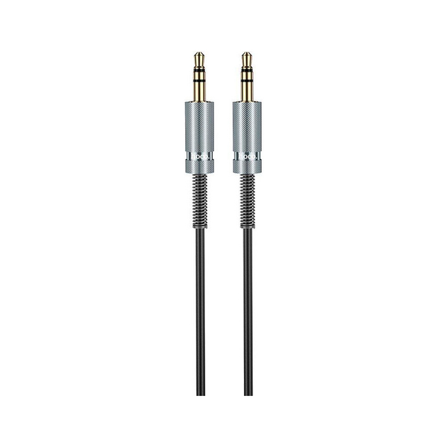 Аудiокабель HOCO UPA31 Cindy spring audio cable AUX 3m Black (6942007631235)