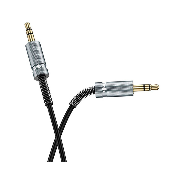 Аудiокабель HOCO UPA31 Cindy spring audio cable AUX 3m Black (6942007631235)