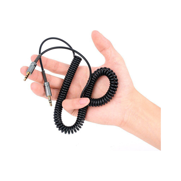 Аудiокабель HOCO UPA31 Cindy spring audio cable AUX 3m Black (6942007631235)