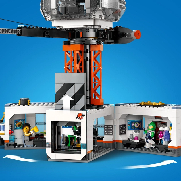 Конструктор LEGO City Космическая база и стартовая площадка для ракеты 1422 деталей (60434)