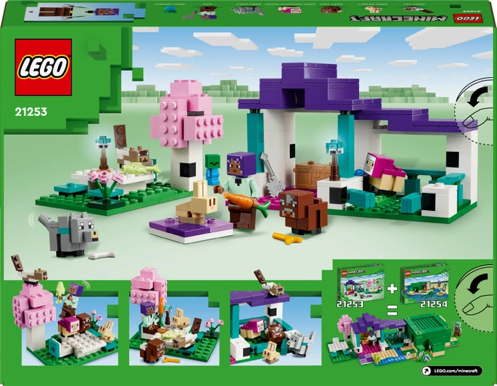Конструктор LEGO Minecraft Приют для животных 206 деталей (21253)