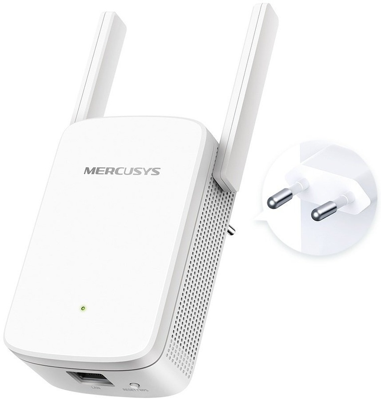Повторитель Wi-Fi сигнала MERCUSYS ME30 AC1200 1хFE LAN ext. ant x2