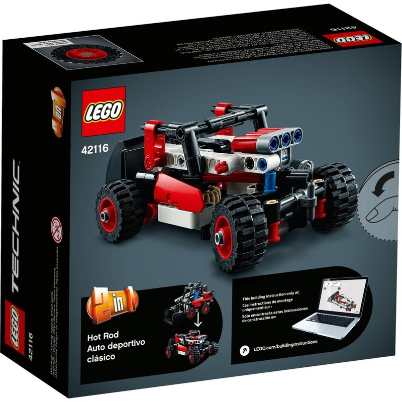 Конструктор LEGO Technic Мінінавантажувач 140 деталей (42116)