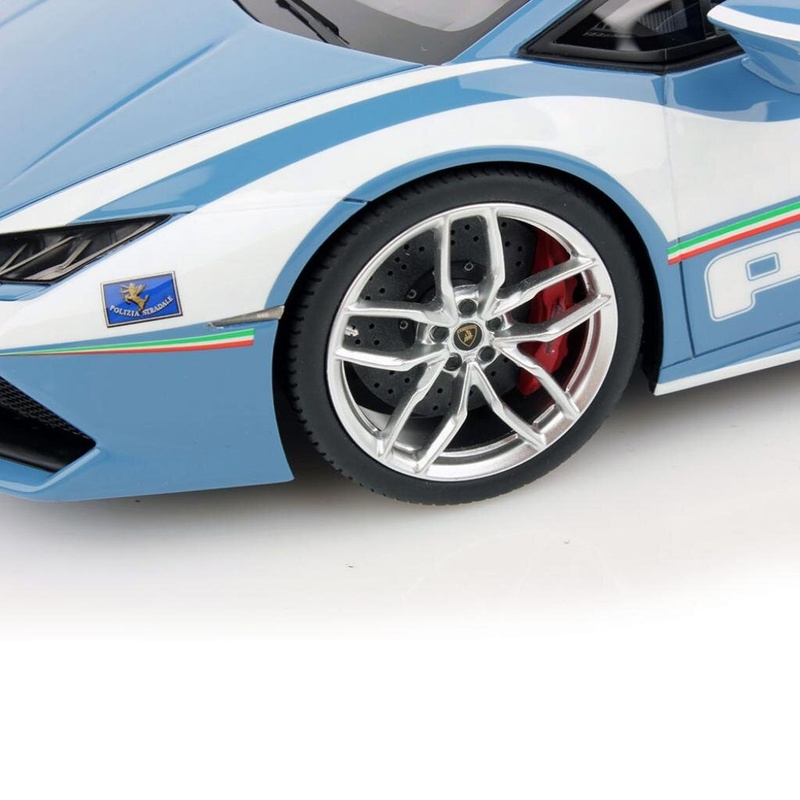 Машина Maisto Lamborghini Huracan LP 610-4 Polizia синій.Світло і звук (1: (81723 blue)