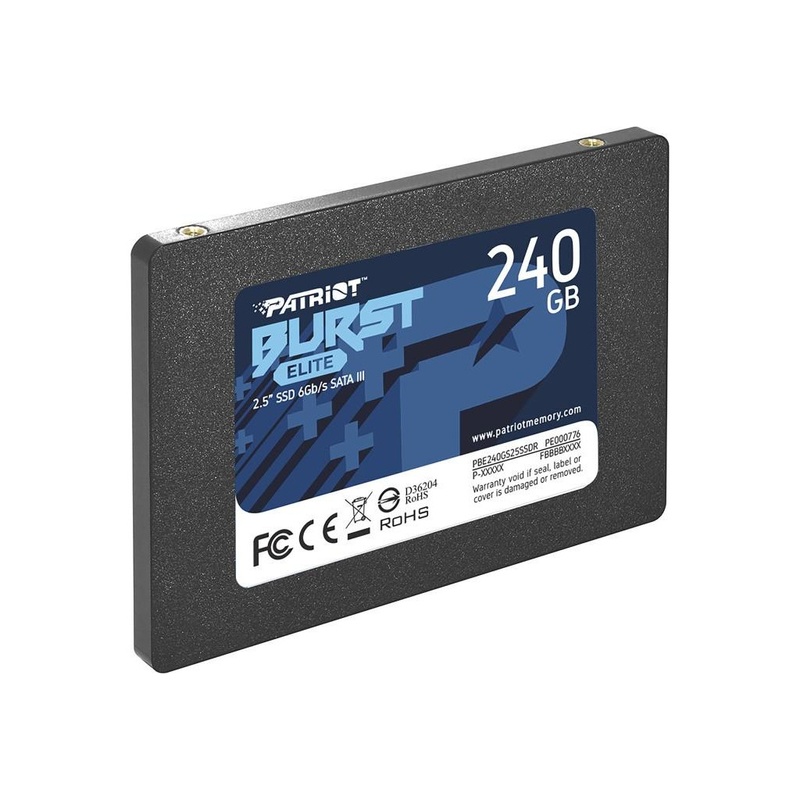 Накопичувач SSD 2.5" 240GB Burst Elite Patriot (PBE240GS25SSDR)