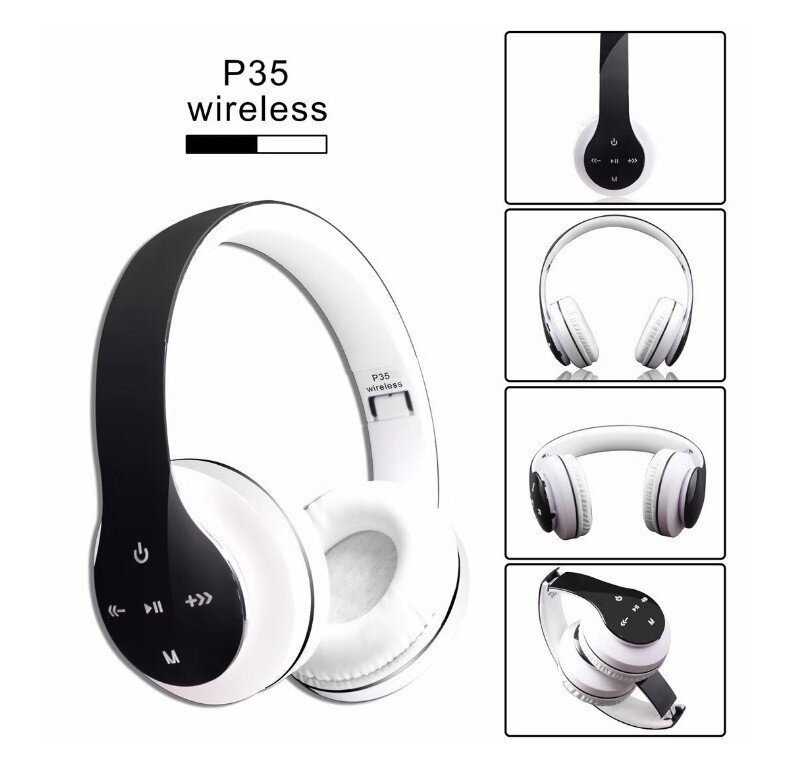 Бездротові Bluetooth навушники FOKS Wireless Headphone P35 LE