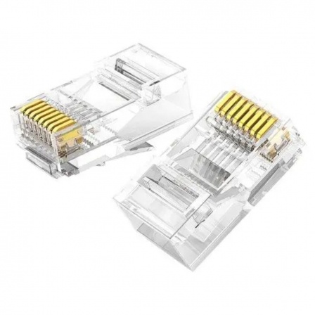 Конектор UGREEN NW120 Cat 6 Unshielded RJ45 Modular Plugs 10 Pack(UGR-50961)