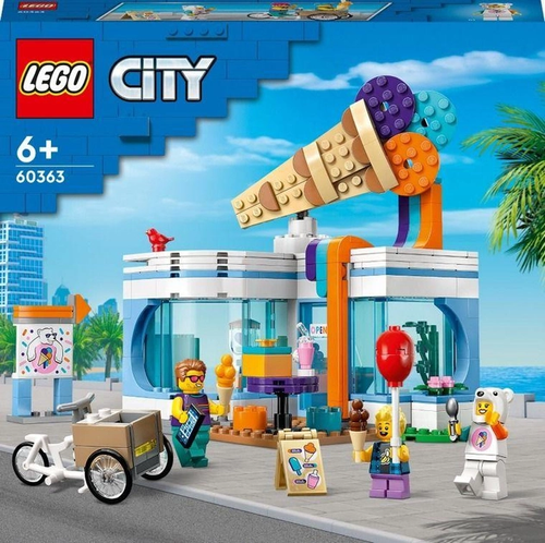 Конструктор LEGO City Крамниця морозива 296 деталей (60363)