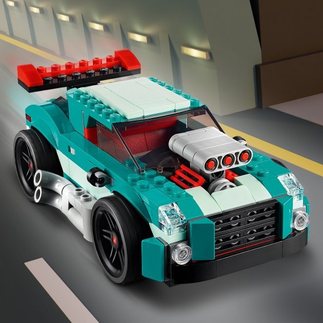 Конструктор LEGO Creator Вуличні перегони 258 деталей (31127)