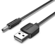 Кабель Vention USB to 3.5mm Barrel Jack 5V DC Power Cable Black 1m (CEXBF)