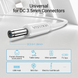 Кабель Vention USB to 3.5mm Barrel Jack 5V DC Power Cable Black 1m (CEXBF)