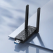 WiFi адаптер Hoco HI34 Dual-Band WiFi 6, 2.4Ghz, 5Ghz, 600 Мбіт/с, USB Black (6942007659680)