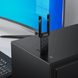 WiFi адаптер Hoco HI34 Dual-Band WiFi 6, 2.4Ghz, 5Ghz, 600 Мбіт/с, USB Black (6942007659680)