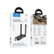 WiFi адаптер Hoco HI34 Dual-Band WiFi 6, 2.4Ghz, 5Ghz, 600 Мбіт/с, USB Black (6942007659680)