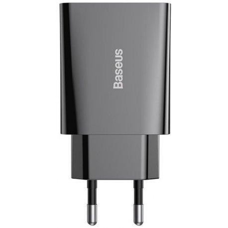 Мережевий зарядний пристрій Baseus 20W QC 1С Black (CCFS-SN01)