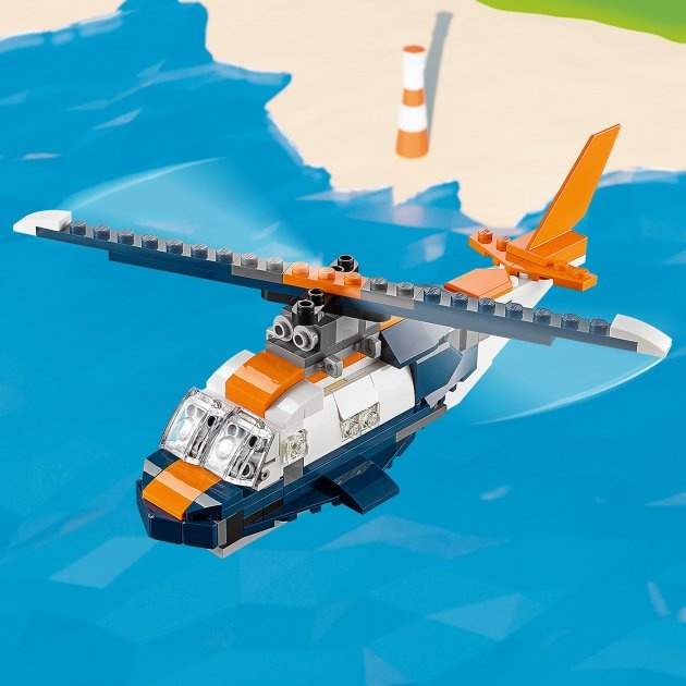 Конструктор LEGO Creator Сверхзвуковой самолёт 215 деталей (31126)