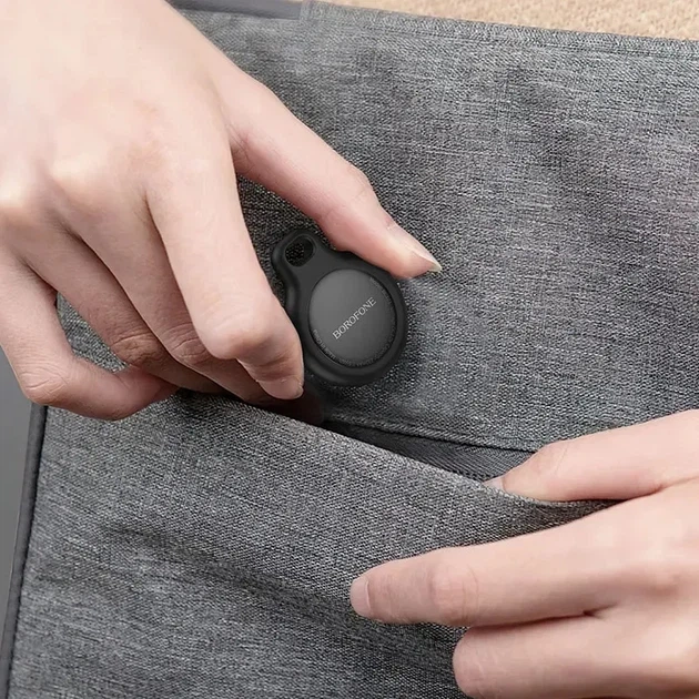 Трекер BOROFONE BC101 Exquisite smart positioning anti-lost device Midnight Black (6941991117114)