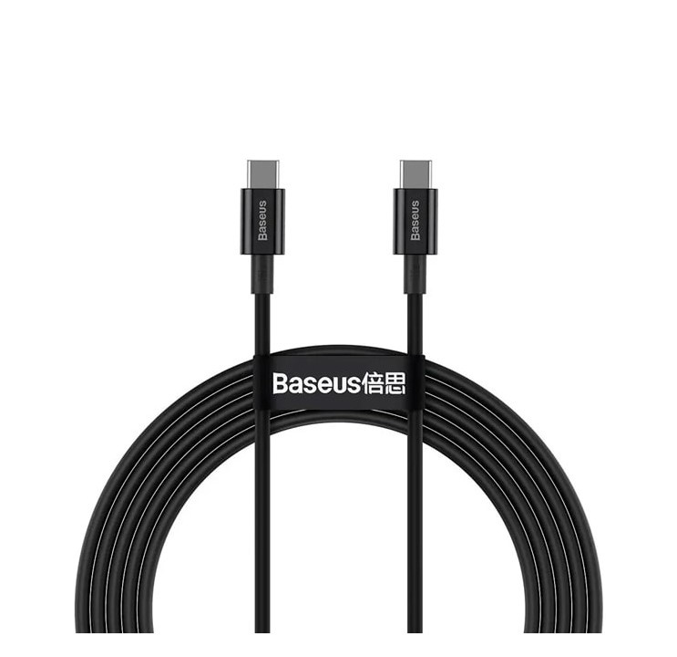 Кабель Baseus Superior Series Fast Charging Data Cable Type-C to Type-C 100W 1m Black (CATYS-B01)